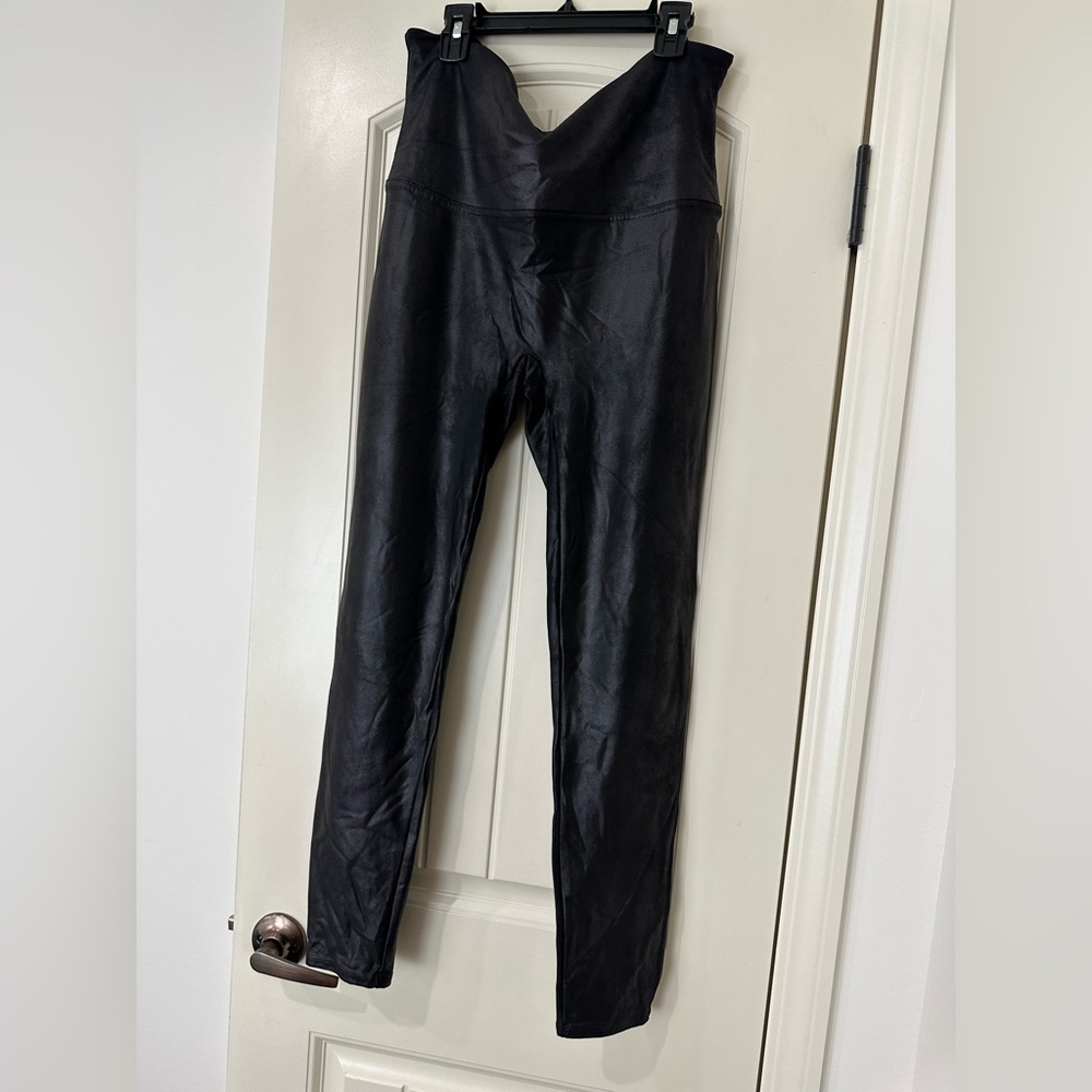 Spanx faux, leather leggings
